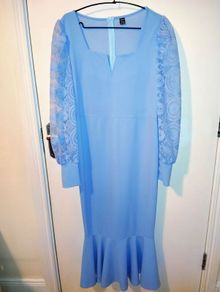 A beautiful blue dress
