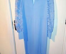 A beautiful blue dress