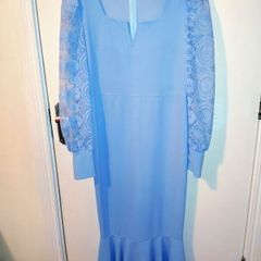 A beautiful blue dress