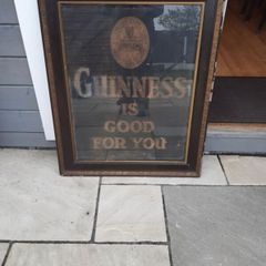 vintage Guinness Showcard