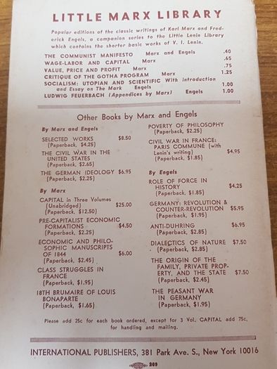 The Communist Manifesto 1973 19th Printing of 100th Anniversary Edition