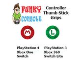 Nintendo Xbox One PS4 Controller Silicone Thumb Stick Grips Caps Mario
