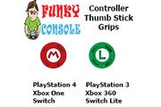 Nintendo Xbox One PS4 Controller Silicone Thumb Stick Grips Caps Mario
