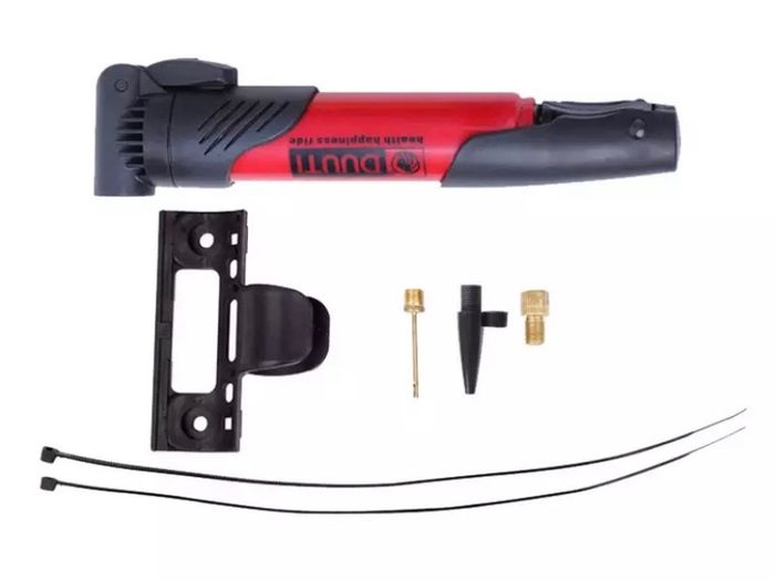 Duuti Portable Mini Plastic Bicycle Air Pump Bicycle Tire Super Light Accessories MTB Road Bike Cycling Pump