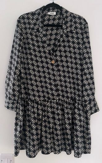 Sandro Drop Waist Flared Dress