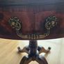 Regency-Style Mahogany Drum Table Image 9