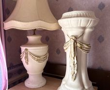 Lamp with Matching Floor Stand