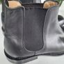 REISS Black leather Chelsea Boots Sz 41 Fit 7-8 UK - Rrp 295 (New) Image 3