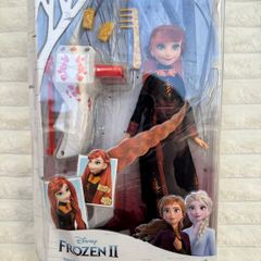 Disney Frozen 2 Sister Styles Anna Fashion Doll Braiding Tool and Hair Clip Damaged Box Please see photos