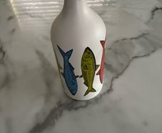 Muraglia Sardine Olive Oil Ceramic Jar
