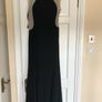 Stunning Black/Silver evening/cocktail Dress Image 3