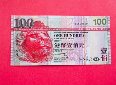 Hong Kong   100  Dollars   2003. Pick  209a ( uncirculated )