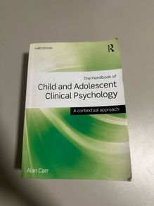 Alan Carr - The Handbook of Child and Adolescent Clinical Psychology (3rd Ed.)