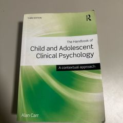 Alan Carr - The Handbook of Child and Adolescent Clinical Psychology (3rd Ed.)