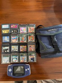 Game boy advance and games bundle