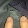 Genuine PRADA women's navy blue 100% leather blouse Image 5