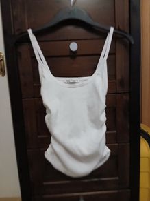 Zara white vest
