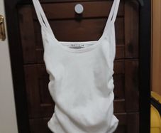 Zara white vest