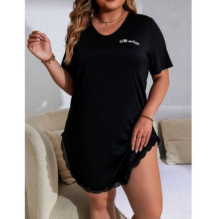 BNWT Fab Black Sleepwear size 18