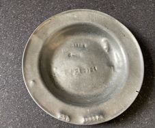Irish Army Aluminum Stamped Plate 1974 Militaria