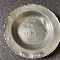 Irish Army Aluminum Stamped Plate 1974 Militaria