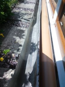 Piece of Aluminium guttering