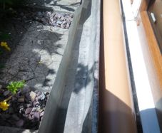 Piece of Aluminium guttering