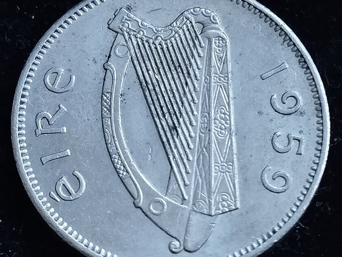 Ireland - 1959 - 6 Pence - Wolfhound - KM.13a - [2741]