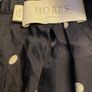 Hobbs dress knee length navy and white dots long sleeve size 8 Image 10