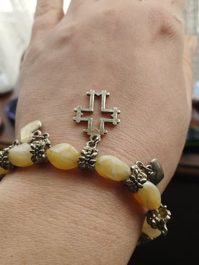 Beautiful religious bracelet.