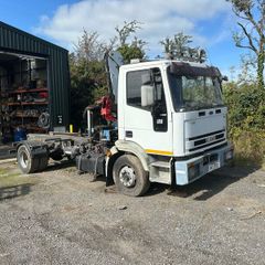 Iveco Truck with crane chassis cab