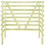Double Bin Shed Green 140x80x150 cm Impregnated Pinewood Image 2