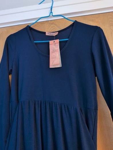Flamode Royal Blue Pocket Dress.  S. F/S - 12.  B.N.W.T.