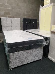 Single beds in various colours