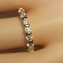 14kt Gold Filled Moissanite Band Ring Image 3