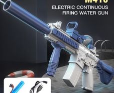 New USB Rechargeable Water Pistol Toy Gun Electric Glock Shooting Toy Full Automatic Summer Beach Outdoor Fun Toy For Children Boys Girls Adults Gift