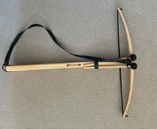 Wooden toy crossbow