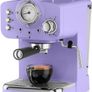 Retro Pump Espresso Coffee Machine, Purple, 15 Bars of Pressure, Milk Frother, 1.2L Tank MTIPLE COLOURS AVAILABLE, SEE PHOTOS (FREE POSTAGE) Image 6