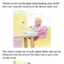 BABY born Doll Table Feeding Chair by Zapf Creation designed for carrying dolls up to 43 cm EUC Image 8
