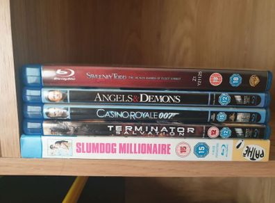 Blu-Ray Bundle (5) Mint Condition