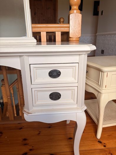 Dressing Table with matching bedside locker and chair