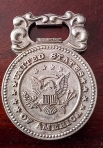 Vintage Metal Coin Bottle Opener