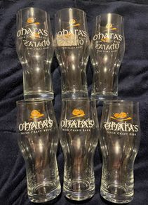 O'Hara's Beer pint Glasses Irish stout