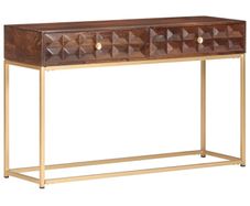 Console Table 122x36x75 cm Solid Mango Wood