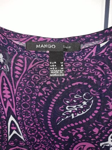 MANGO dress. Pink and Navy.