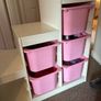 Ikea trofast with pink buckets Image 2