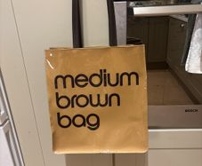 Bloomingdale's Medium Brown Tote Bag - as new collection