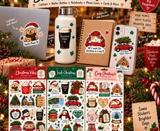 Christmas Sticker Collection  3 Adorable Designs!