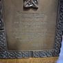 Irish Celtic Art Love Blessing Bronze Wall Plaque Image 2