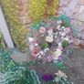 Large selection of artificial flowers plus very large door wreath Image 2